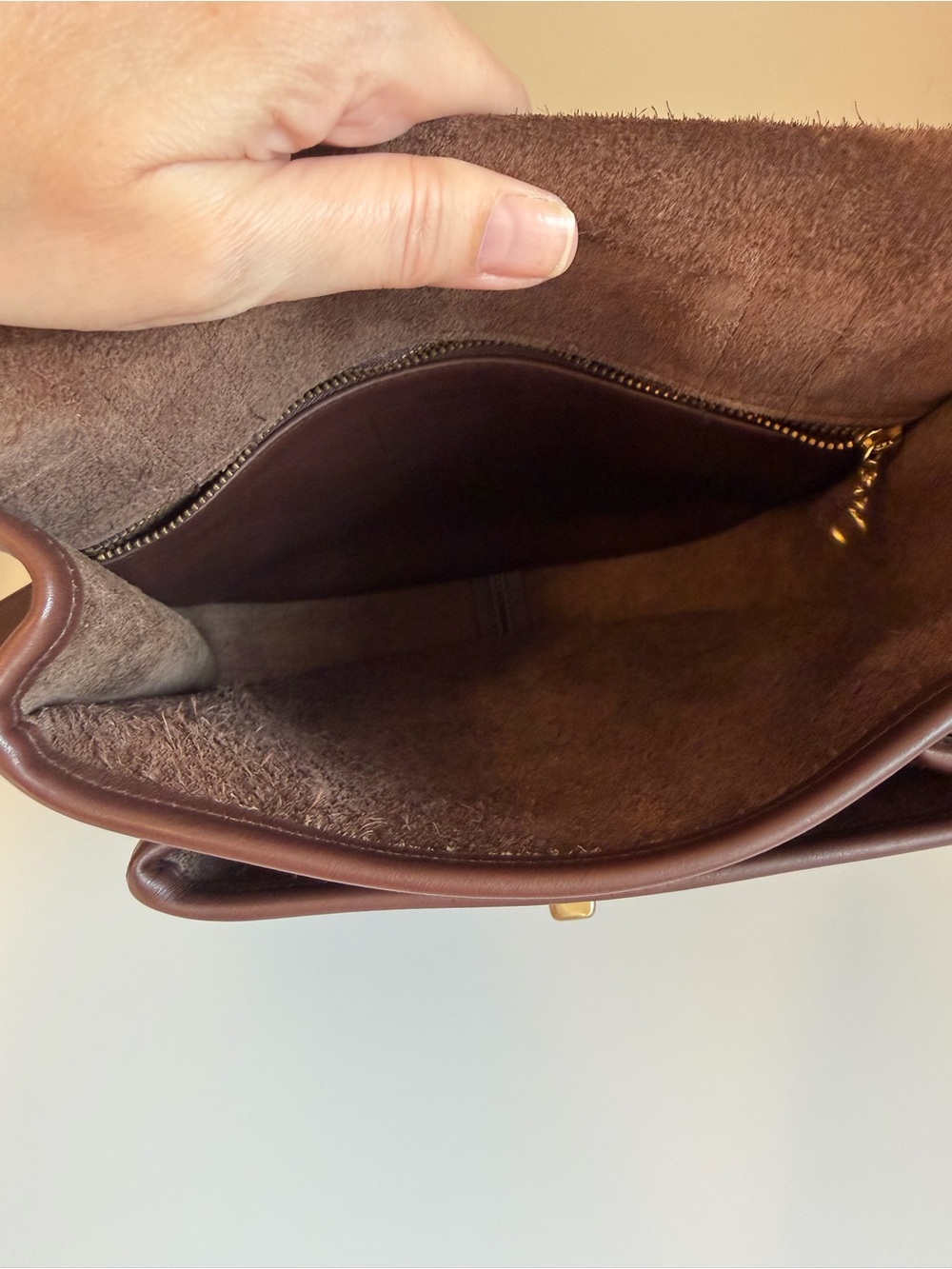 Vintage Coach Large Sidepack 9979 Mahogany - Picture 10 of 16